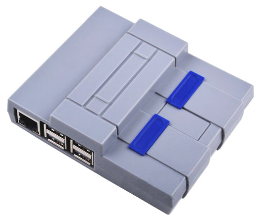SNES Pi v2 Case for Raspberry Pi 3B+, 3B and 2B with Fan, and Heatsink (Version 2)