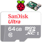 Pre-loaded MicroSD Card for Raspberry Pi Boards