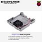 SNES Pi Case for Raspberry Pi 3B+, 3B and 2B with LED, Fan, and Heatsink (Version 1)